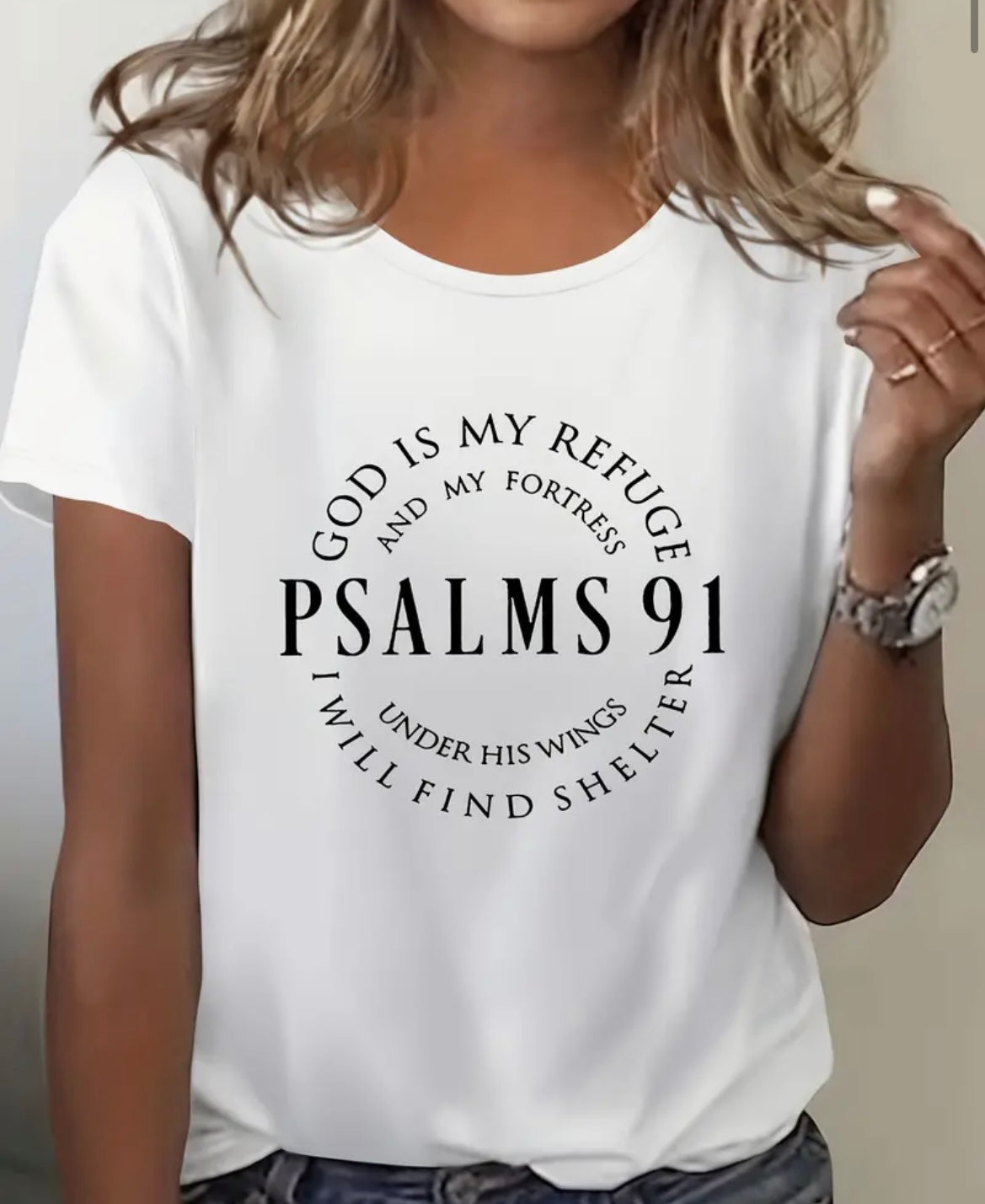 Psalm 91 T-Shirt - God Is My Refuge